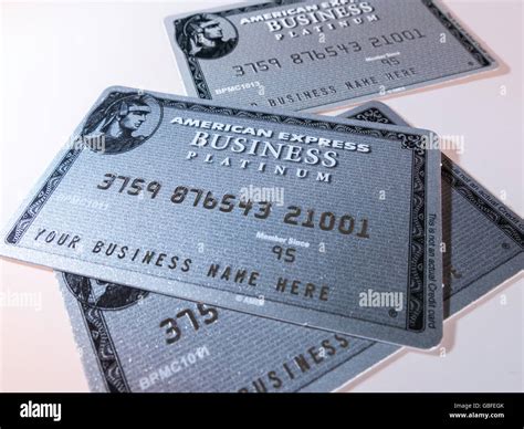 American Express Business Credit Cards Stock Photo - Alamy