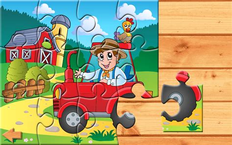 20 Fun Puzzle Games for Kids in HD: Barnyard Jigsaw Learning Game for Toddlers, Preschoolers and ...