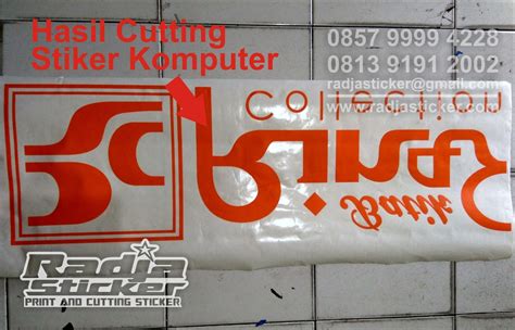 Cutting Sticker Logo Perusahaan | Pojok Stiker