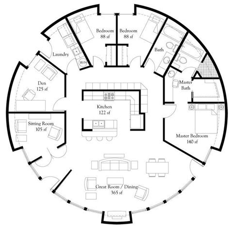 Round house plans, Monolithic dome homes, Dome home