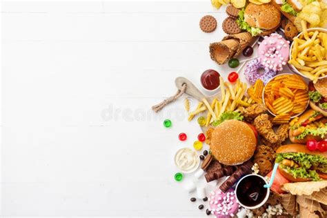 Fast Food Dish on White Background Stock Photo - Image of food, french: 148960914