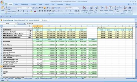 business plan spreadsheet template excel — db-excel.com