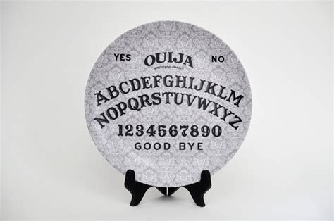 Ouija Board Decorative Halloween Plate Melamine by BurkeHareCo