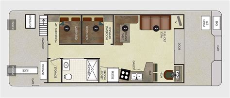 Small Houseboat Floor Plans - floorplans.click