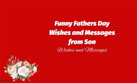 Funny Fathers Day Wishes and Messages from Son – OnWishes.com