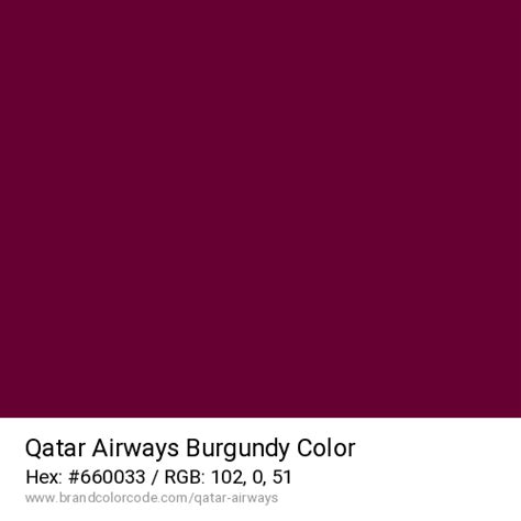 Qatar Airways Brand Color Codes » BrandColorCode.com