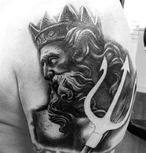 40 Trident Tattoo Designs For Men - Neptune Ink Ideas