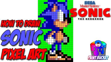 How To Draw Sonic Pixel Art