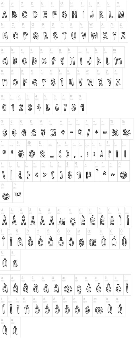 Dafont Outline Fonts : Outline Font | dafont.com : It consists of three types: - Nfvgvruess