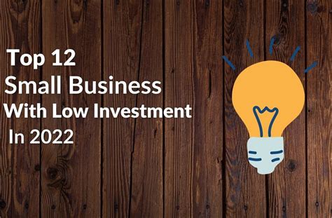 12 Small Business Ideas With Low Investment in 2022