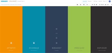 How to create color scheme from two colors? - Graphic Design Stack Exchange