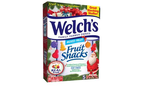 Welch's Christmas fruit snacks | 2018-10-25 | Snack Food & Wholesale Bakery