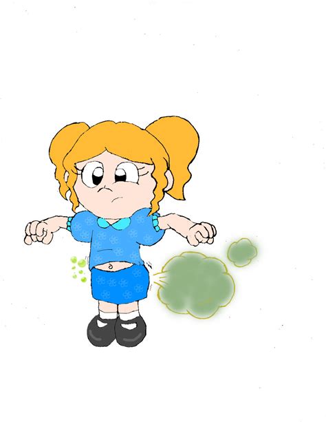 Girl Fart Cartoon