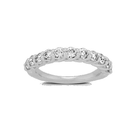 Pave-Set Diamond Wedding Band in Platinum | Shane Co.