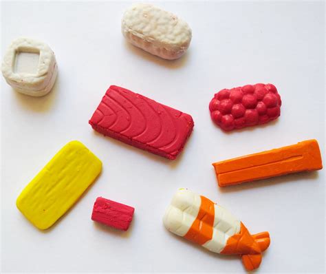 zakka life: Craft Project: Sushi Erasers