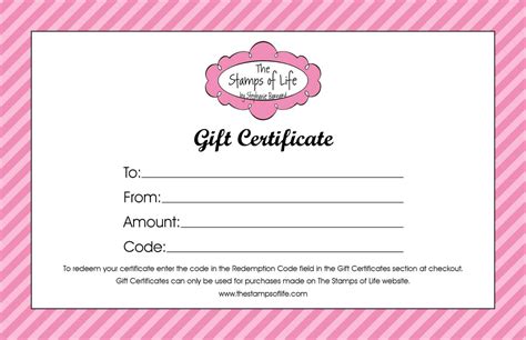 gift certificate template free - 28 images - custom gift certificate templates for microsoft ...