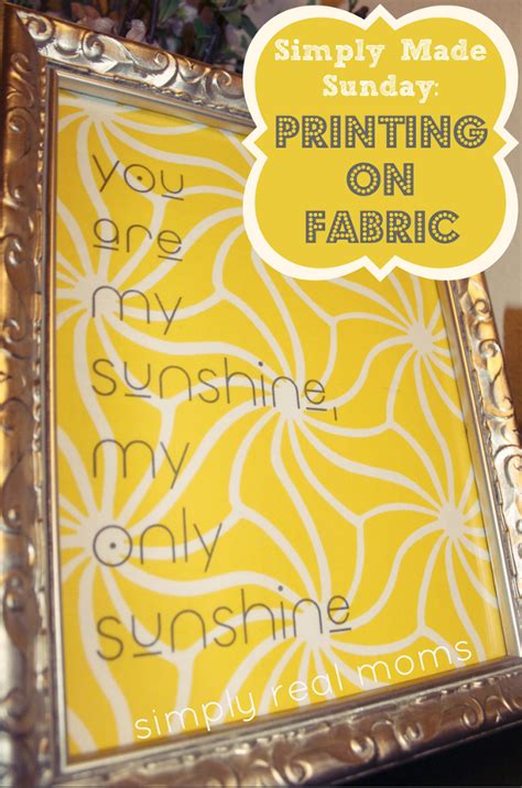 DIY Printing on Fabric | Diy print on fabric, Printing on fabric, Diy prints