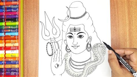 Lord Shiva Drawing Easy Method : Shiva Drawing Cartoon / You Can Edit Any Of Drawings Via Our ...