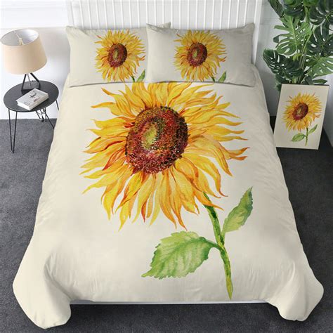 Sunflower Painting Bedding Set | Beddingify