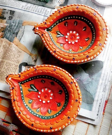 46 Diya Painting Ideas | diwali craft, diwali diy, diwali diya decoration