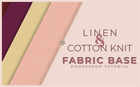 Fabric Texture Photoshop Tutorial - PrettyWebz Media Business Templates ...