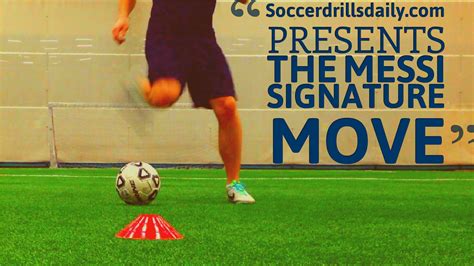 Soccer Moves - How to do the Lionel Messi Signature Move - SoccerDrillsDaily