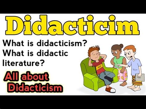 literature definition didactic