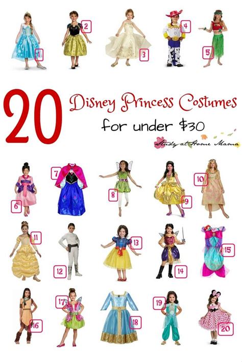 20 Disney Princess Costumes under $30 ⋆ Sugar, Spice and Glitter