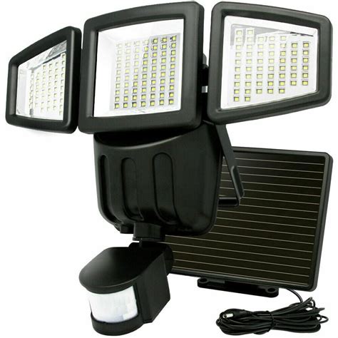 Solar Lights Outdoor, Costech Ultra Bright 182 LED Solar Motion Sensor Lights; Wide Lighting ...