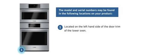 Find Your Bosch Ovens Serial Number | Bosch