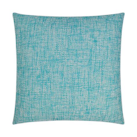 Sun Run Aqua Blue Lumbar Pillow | Caron's Beach House