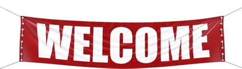 Welcome Banner | PNG All