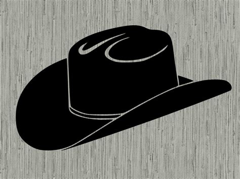 Drawing & Illustration Cricut Friendly png. Hat Png Hat Outline Png Silhouette Cowboy Hat Png ...