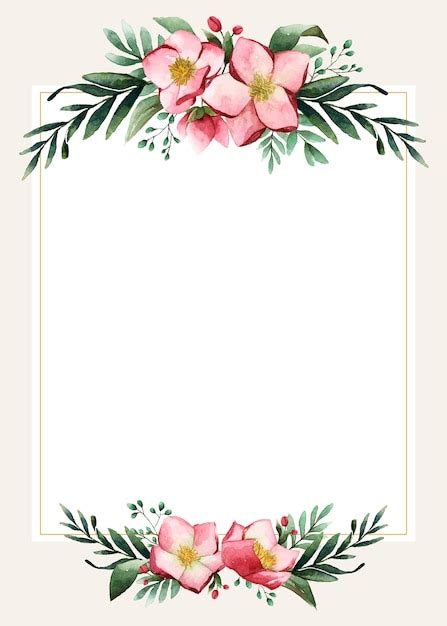 Free Vector | Blank Wedding card design