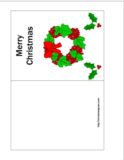 Free Printable Christmas Greeting Cards