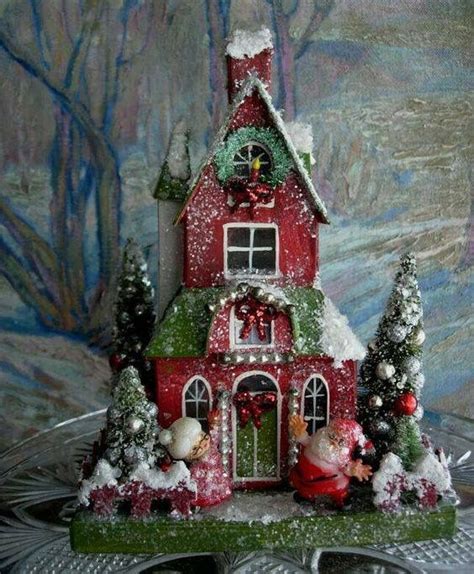 Vintage Christmas Village Houses