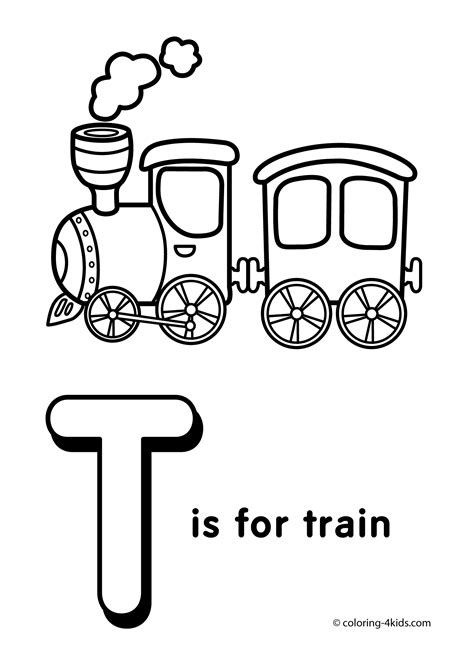 Hudyarchuleta: Alphabet Train Coloring Pages Printable