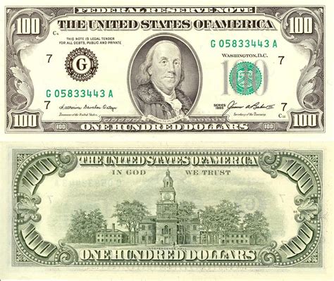 Home & Garden BEN FRANKLIN HUNDRED DOLLAR BILL GLOSSY POSTER PICTURE PHOTO money currency 482 ...