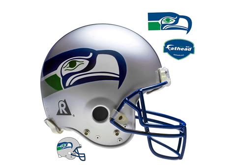 Seattle Seahawks Throwback Helmet Wall Decal | Shop Fathead® for Seattle Seahawks Decor