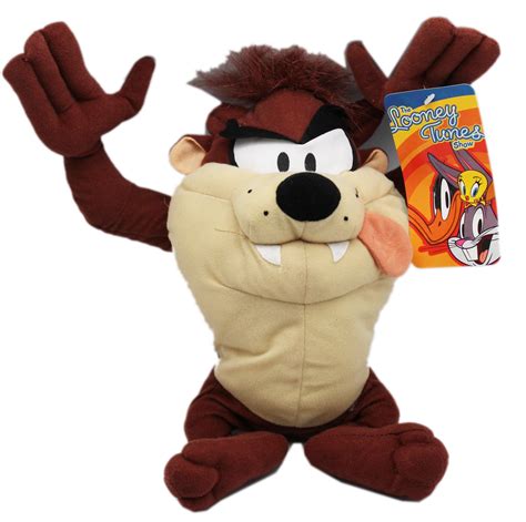 Looney Tunes Taz the Tasmanian Devil Medium Size Plush Toy (12in) - Walmart.com - Walmart.com