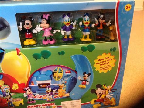 Disney Store Mickey Mouse Clubhouse Clubhouse Playset with Figurines New | #1809304612