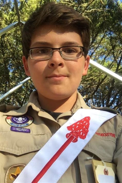 I got my Order of the Arrow sash in Boy Scouts today! : r/happy