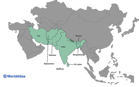 Regions Of Asia Map Lq1N3 - Large Map of Asia