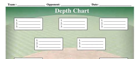 Baseball Field Lineup Template ≡ Fill Out Printable PDF Forms Online