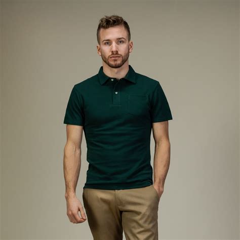 Emerald green polo shirt | Tailor Store®