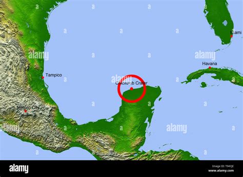 Chicxulub crater hi-res stock photography and images - Alamy