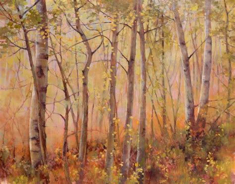 On My Easel #5: Oil Painting Demo of Aspen Trees - Lori McNee Art & Fine Art Tips