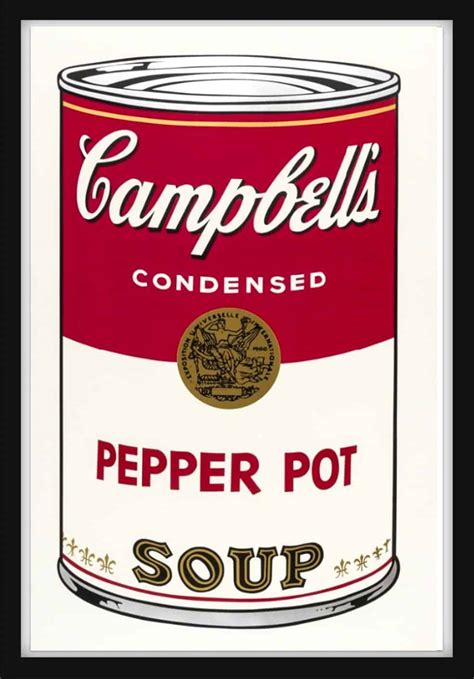 Andy Warhol, Pepper Pot Soup, from Campbell's Soup I Portfolio, 1968, Screen Print (S)