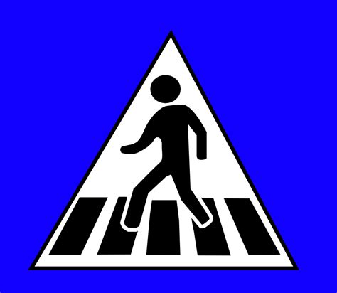 OnlineLabels Clip Art - Crossing Traffic Sign