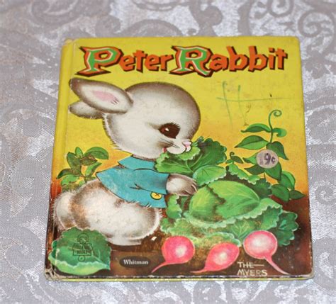 Little Golden Book PETER RABBIT by Myers Whitman Tell-A-Tale